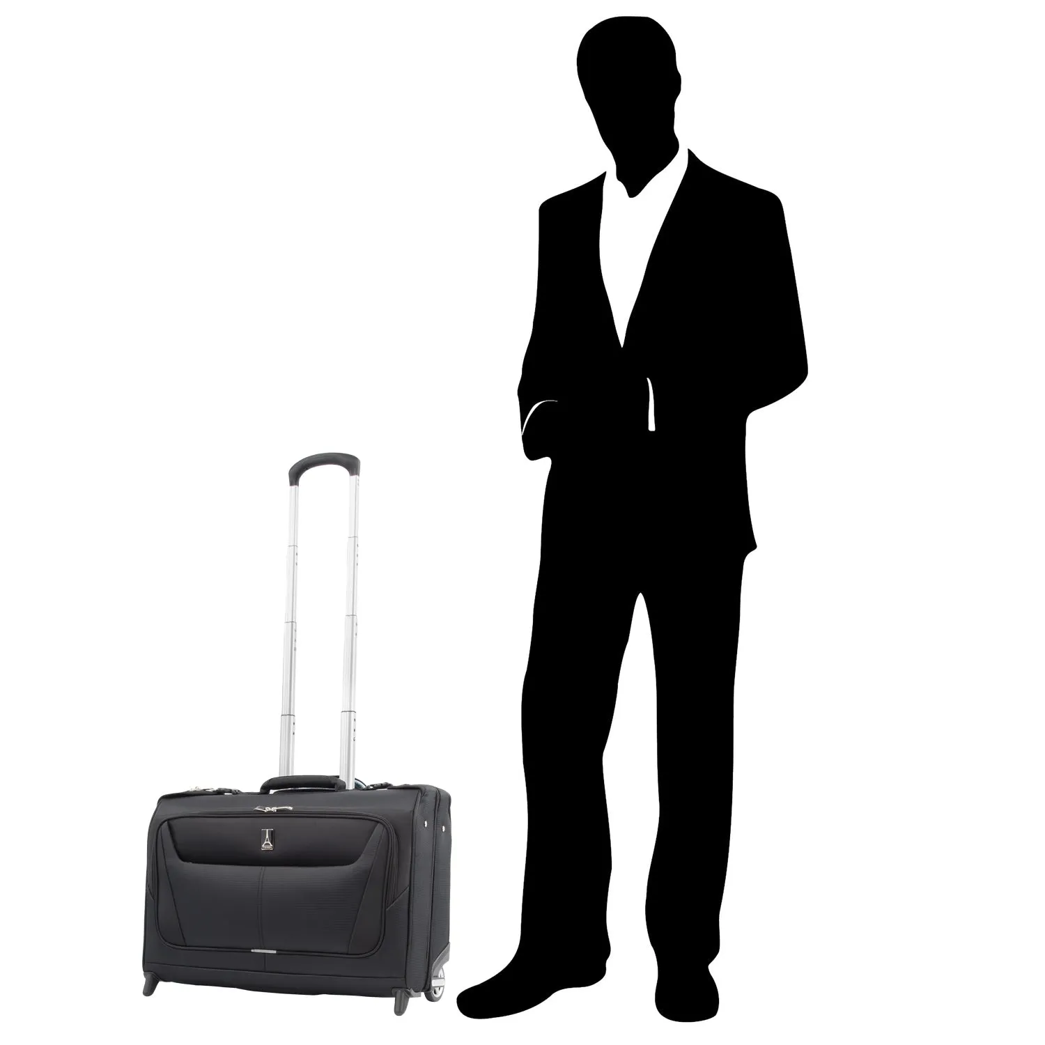 Travelpro Maxlite 5 Softside Lightweight Carry-On Upright 2 Wheel Rolling Garment Bag, Men and Women Black One Size U12