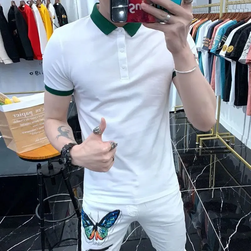 TrendWear Striped Polo T-Shirt