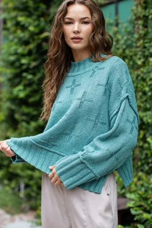 Turtle Neck Knit Top (Various colors), eesome