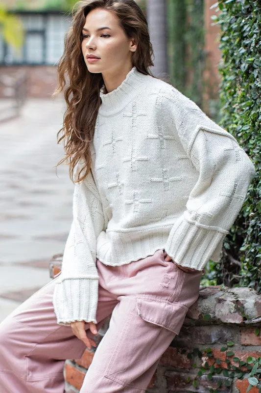 Turtle Neck Knit Top (Various colors), eesome