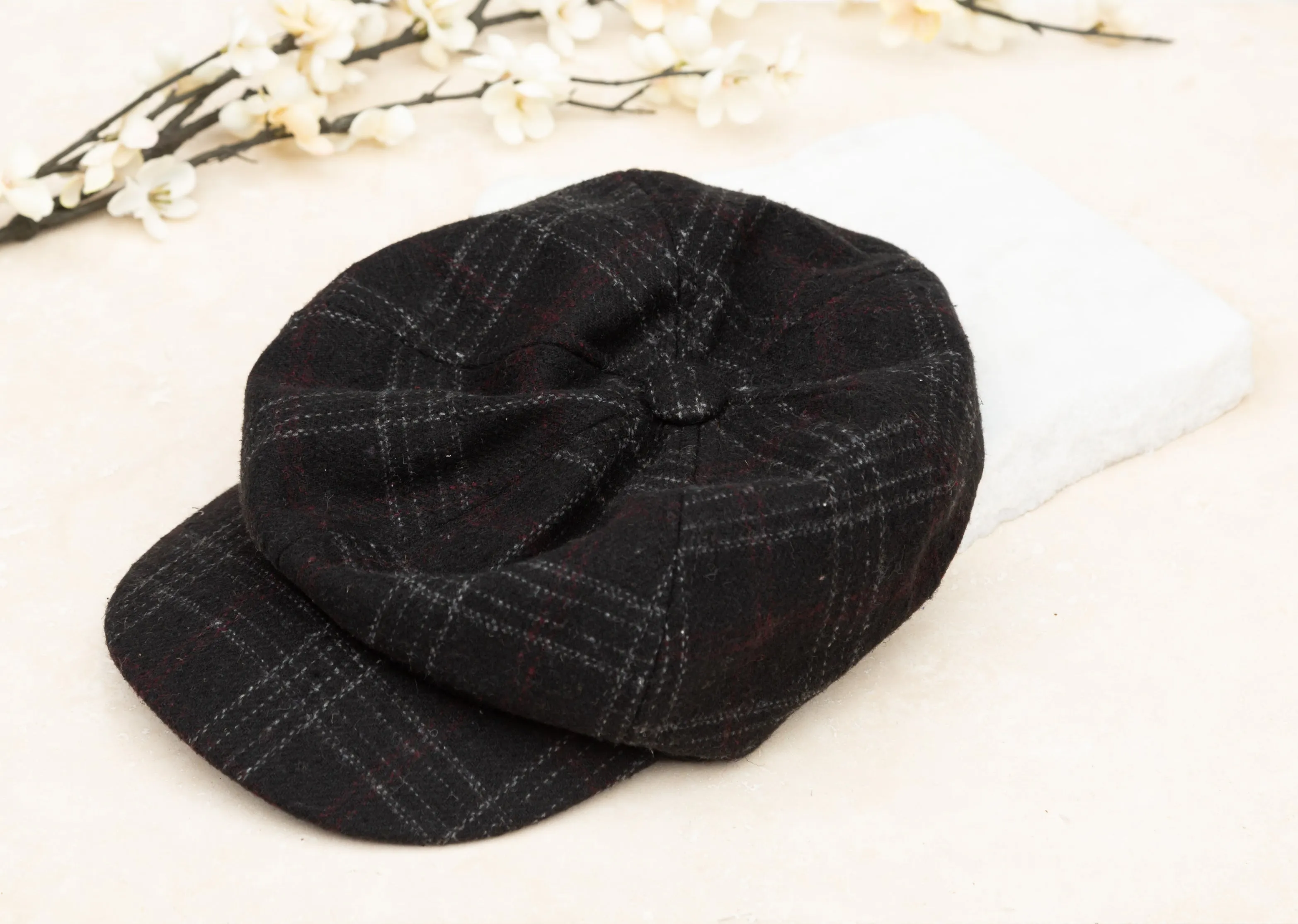 Tweed Newsboy Hats