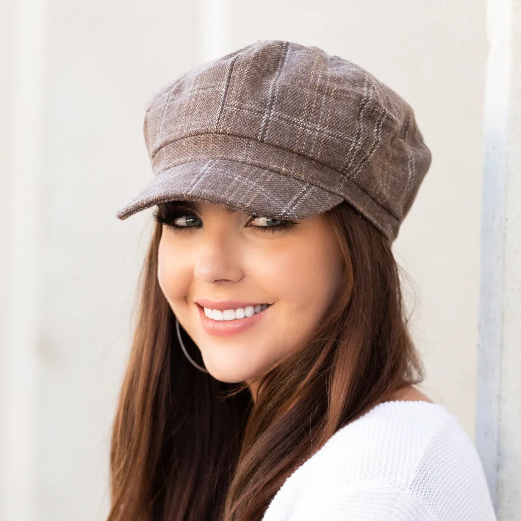 Tweed Newsboy Hats