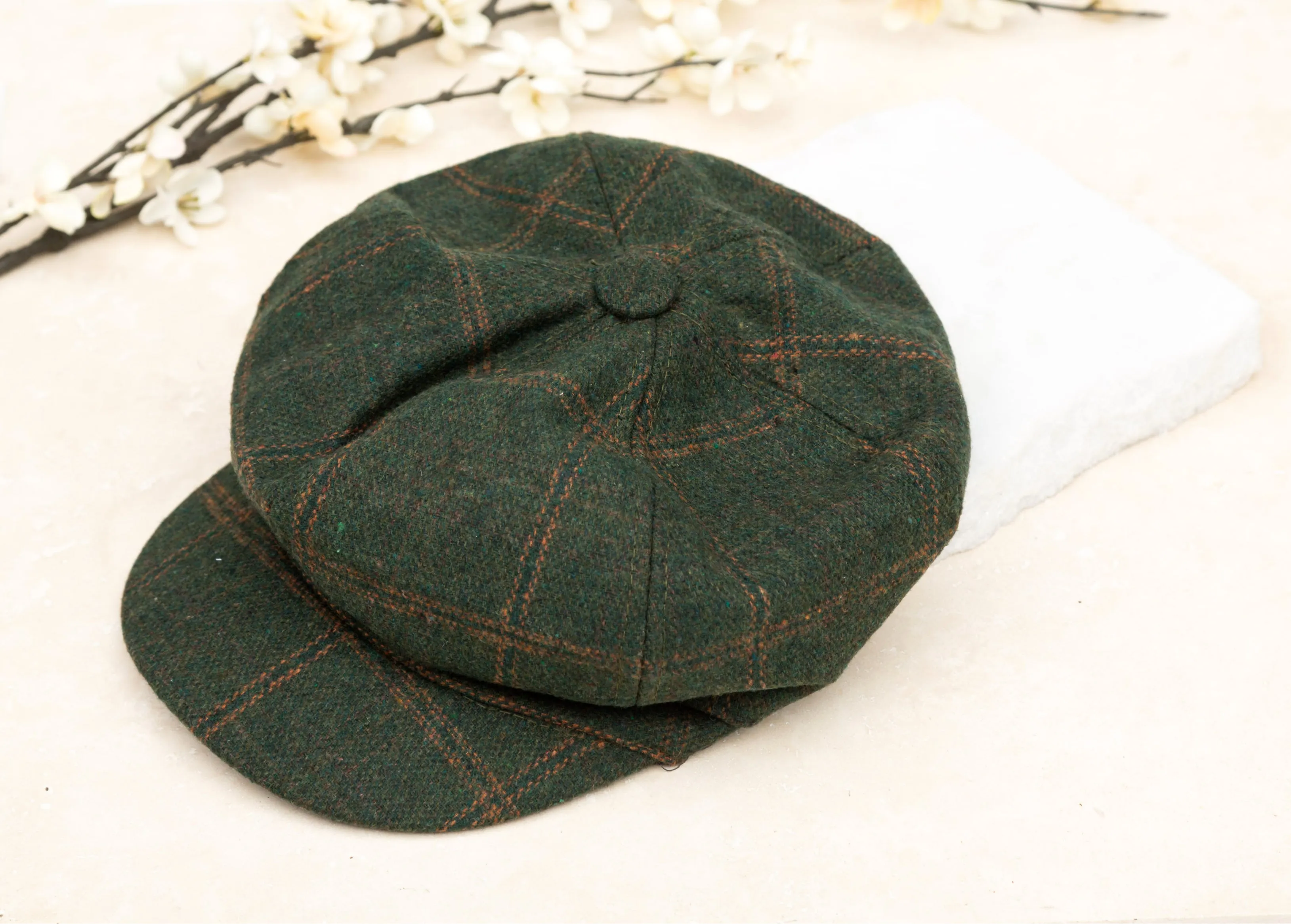 Tweed Newsboy Hats