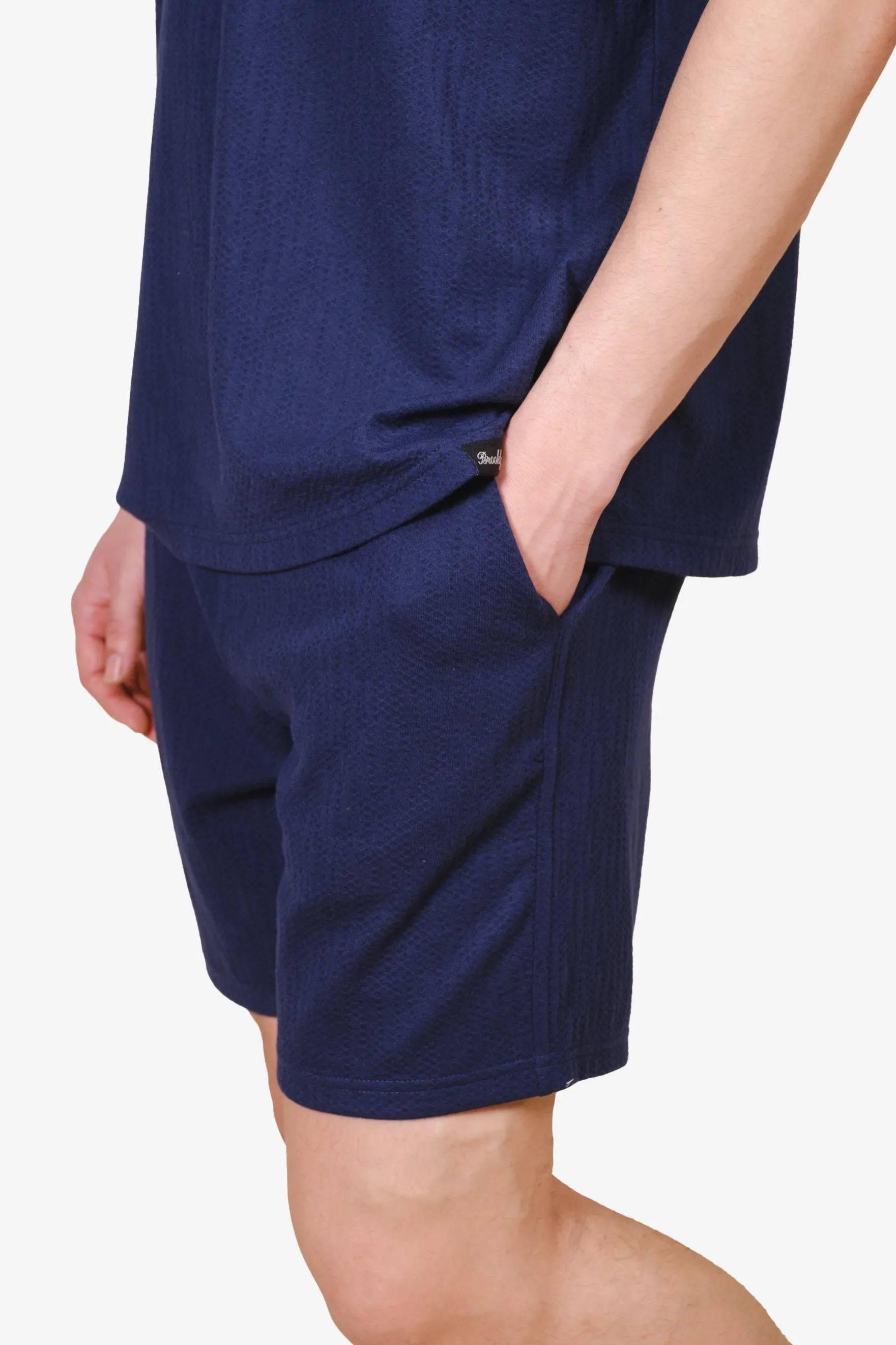 Vertical Cross Knit Short
