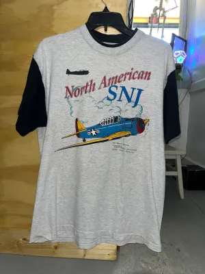 Vintage 90s aircraft T-shirt