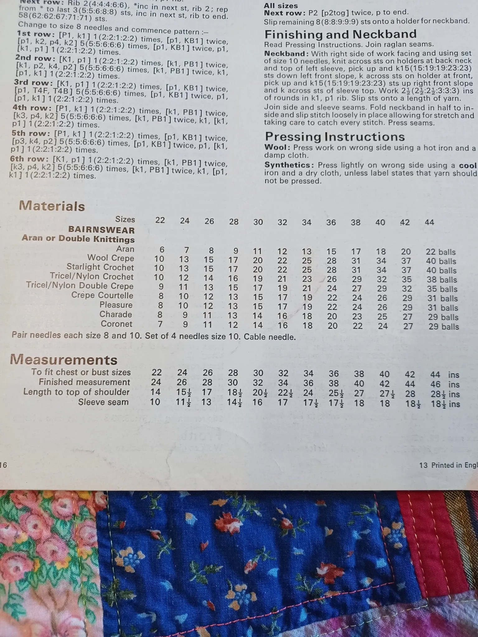 Vintage Aran Sweater Knitting Patterns by Robin and by Bairnswear