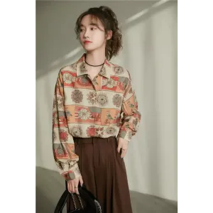 Vintage Charm Shirt for Grandmacore Aesthetic Lovers