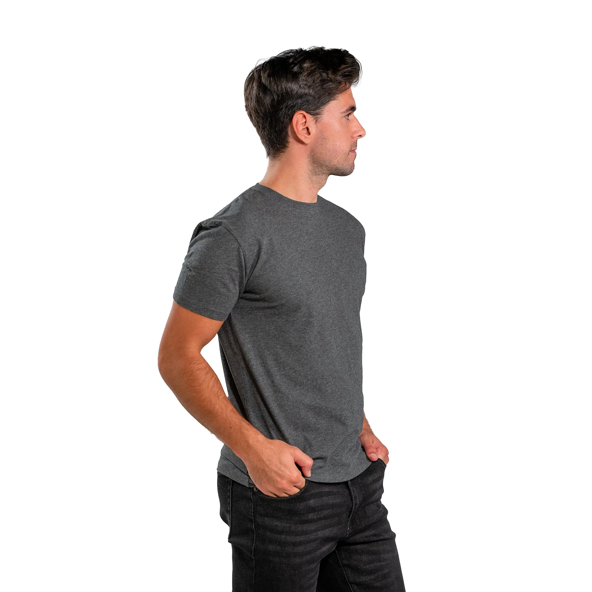 Vintage Crew T-Shirt - Charcoal