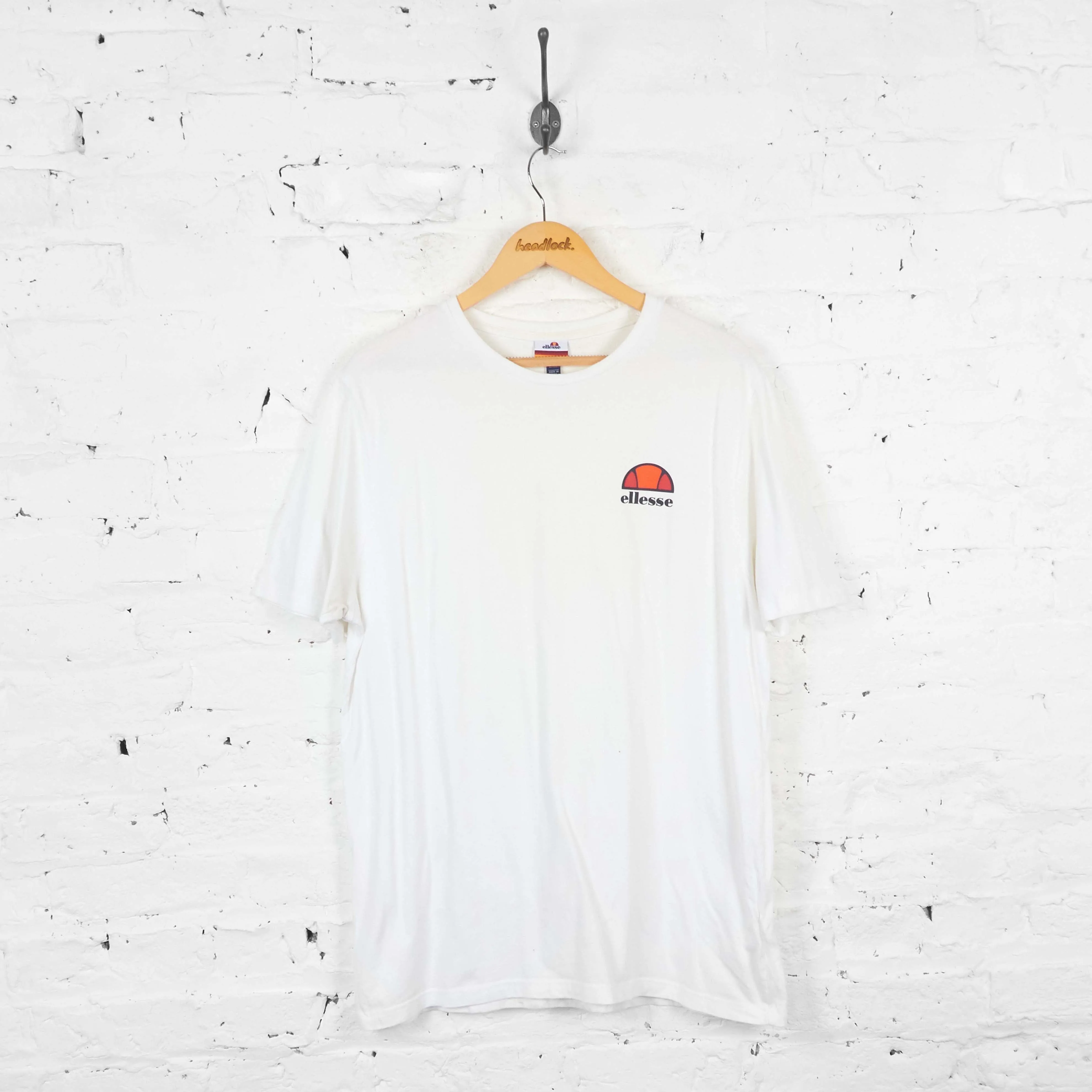 Vintage Ellesse T-Shirt - White - XL