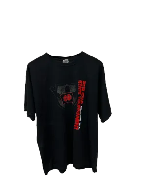 Vintage Iowa State Sports College T-Shirt Black XLarge