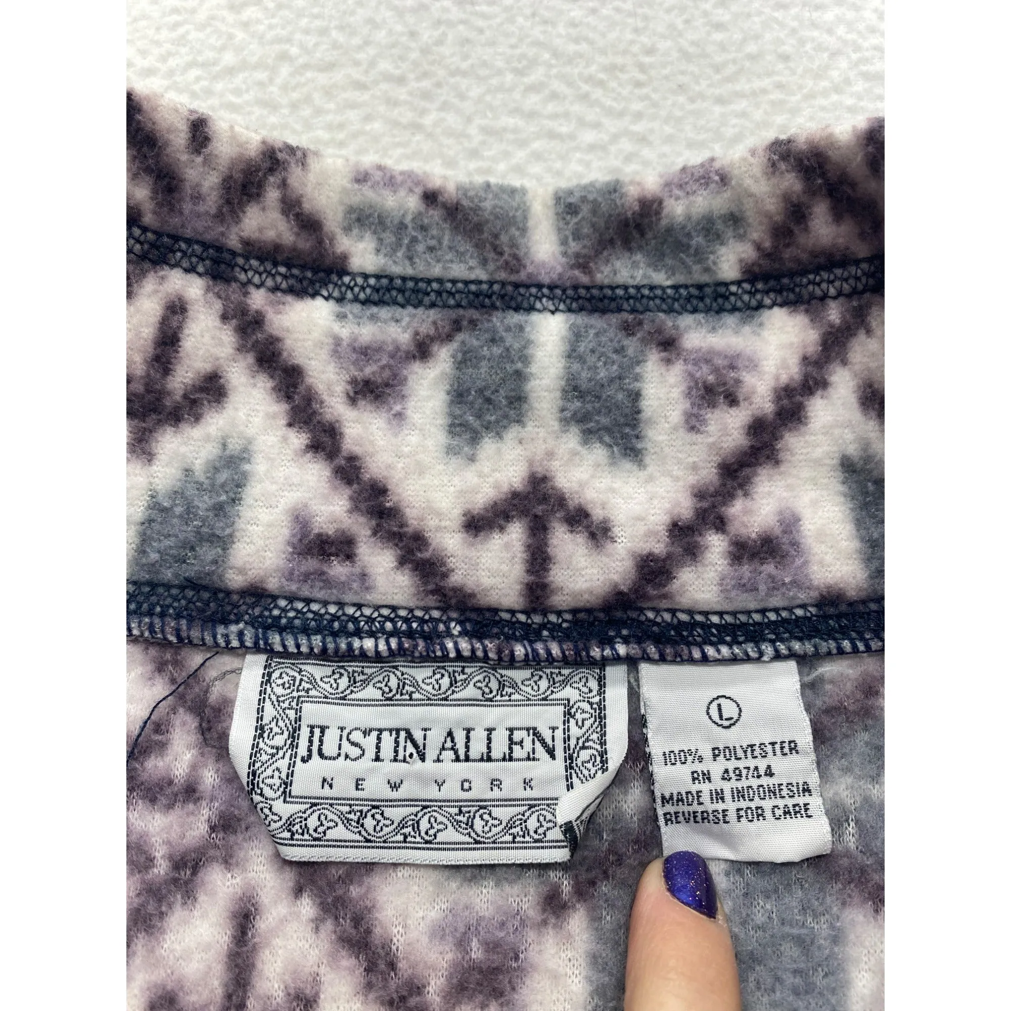Vintage Justin Allen Cozy Sweater Dress #5773