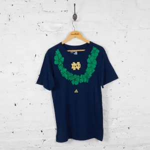 Vintage Nike Notre Dame T-shirt - Navy - L