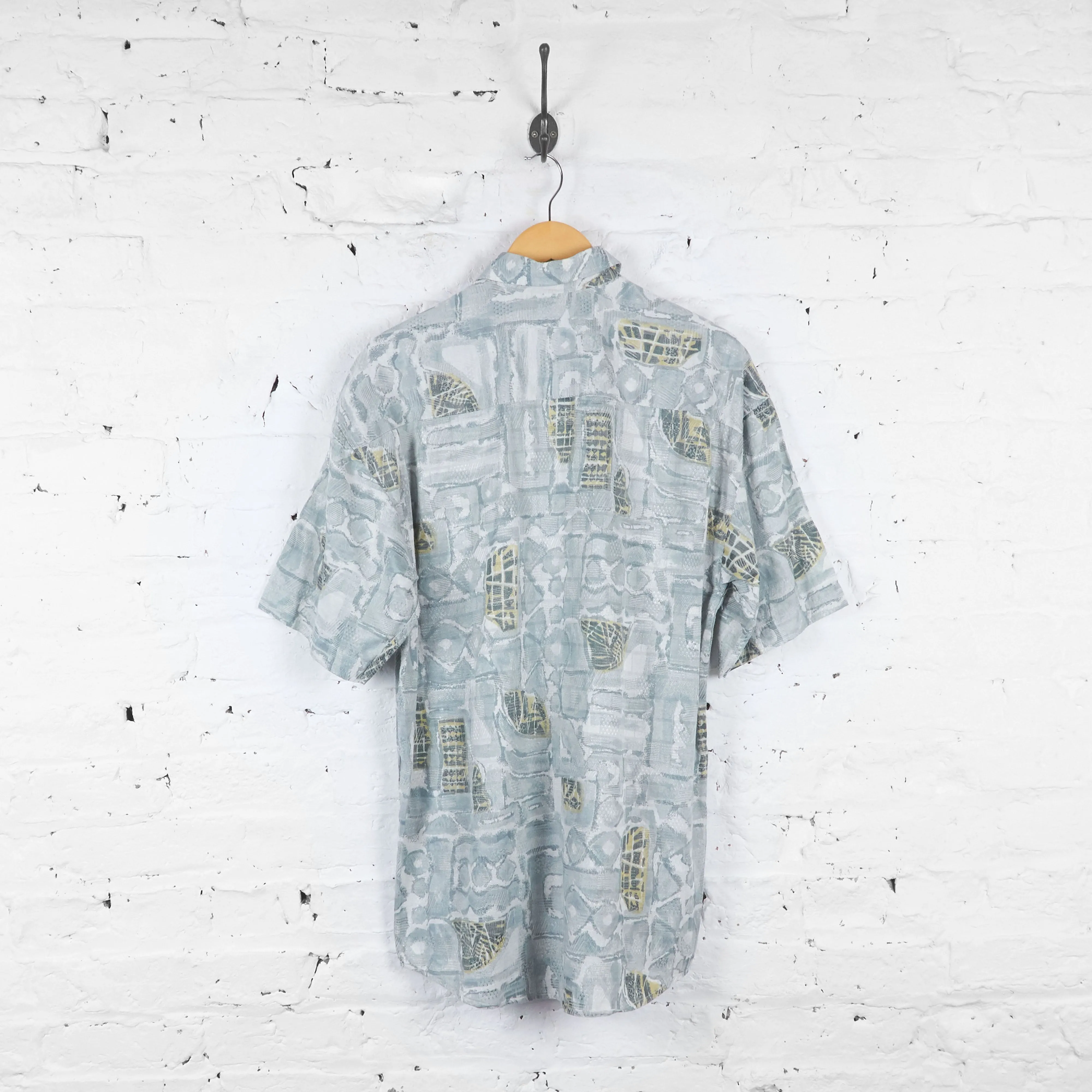 Vintage Pattern Shirt - Blue - M