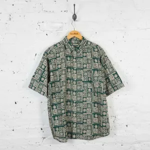 Vintage Pattern Shirt - Green - M