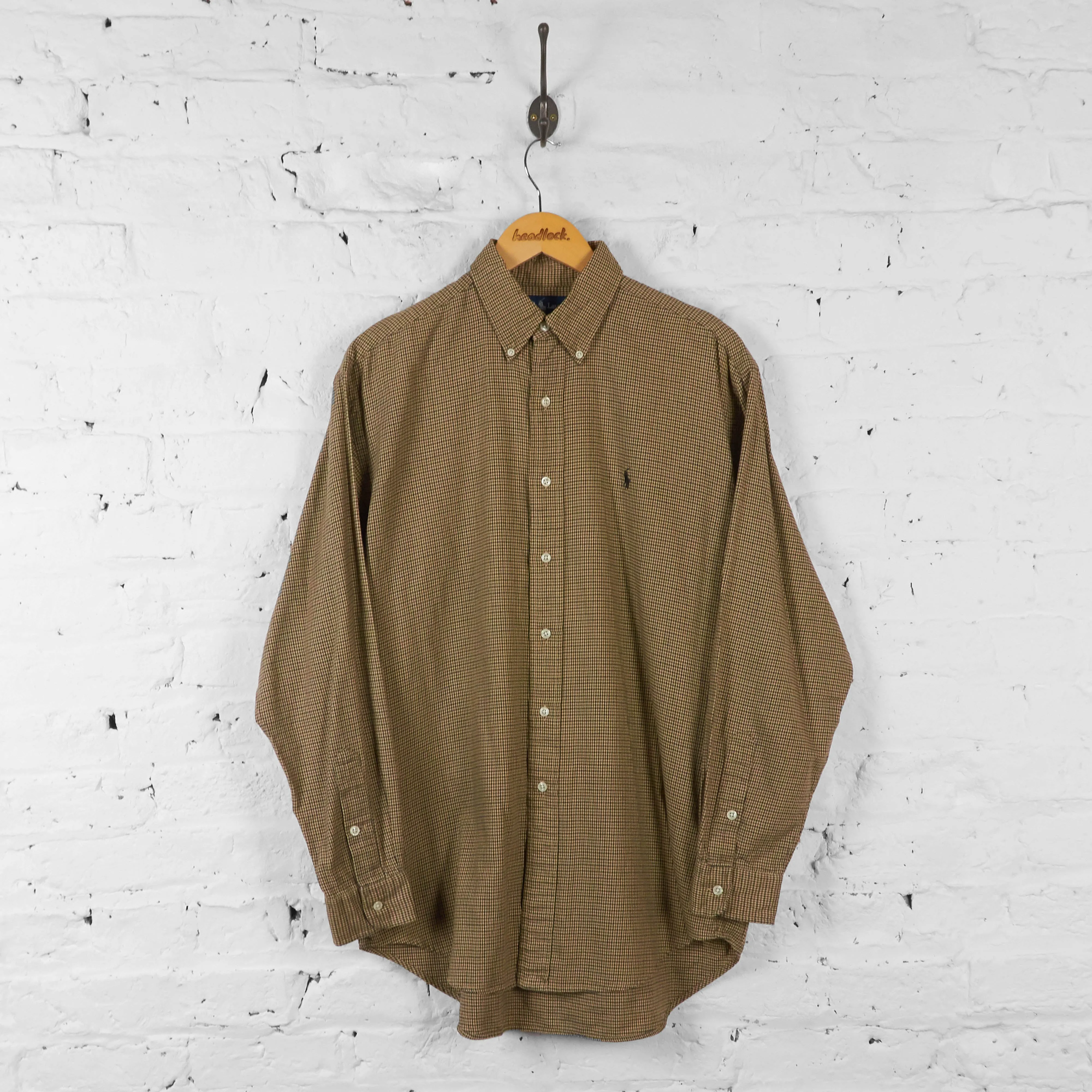 Vintage Ralph Lauren Shirt - Brown - M