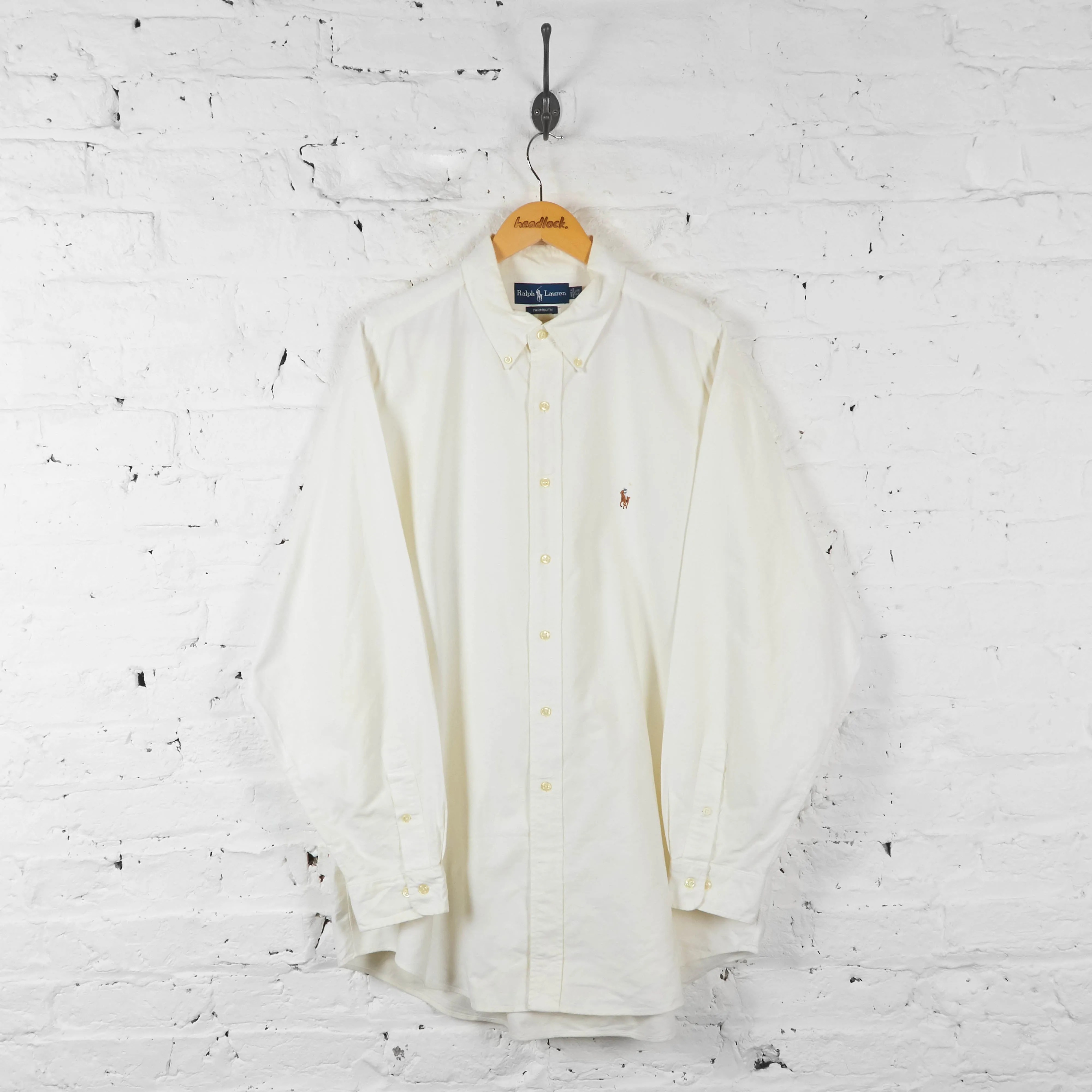 Vintage Ralph Lauren Shirt - Cream - XXL