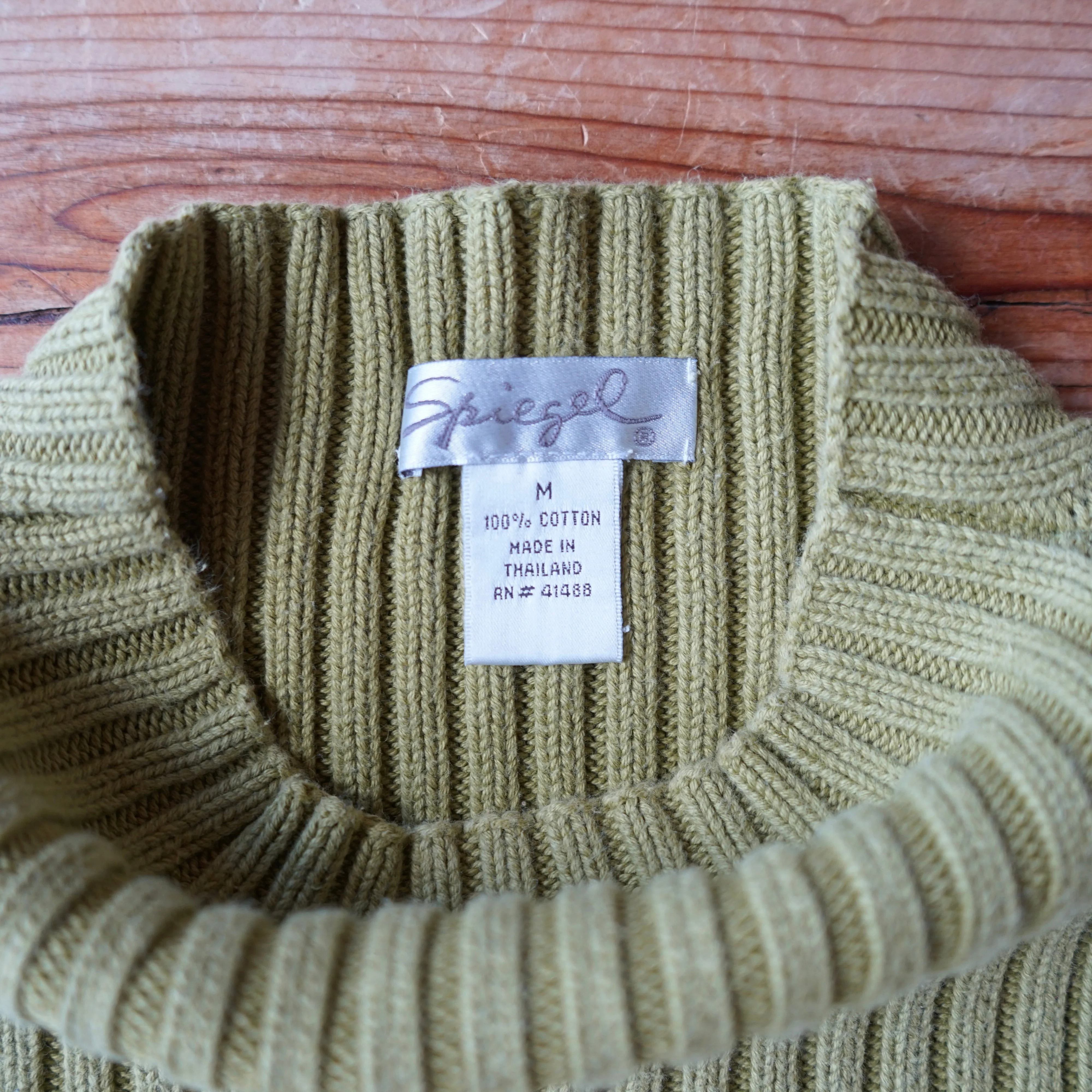 Vintage Spiegel 100% Cotton Sweater Size M