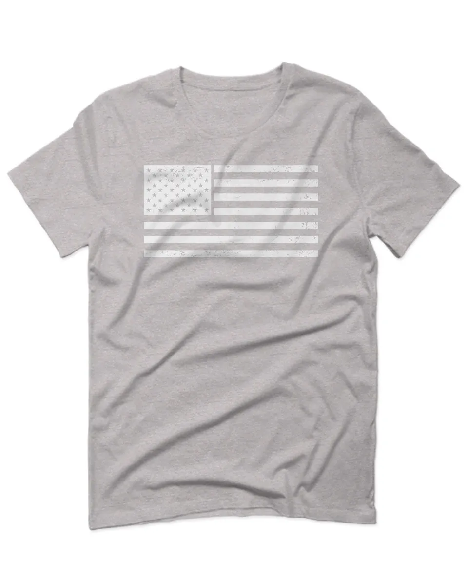 Vintage USA United States of America American Proud Flag For men T Shirt