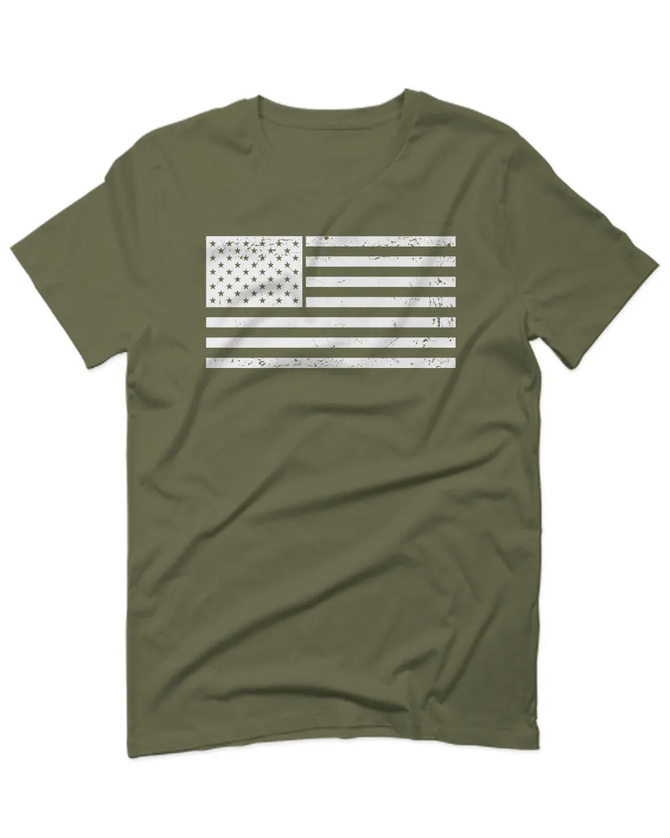 Vintage USA United States of America American Proud Flag For men T Shirt