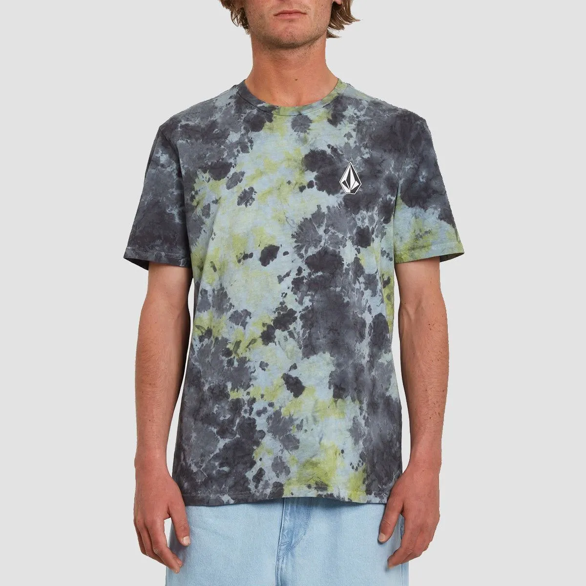 Volcom Iconic Dye T-Shirt Lime Tie Dye