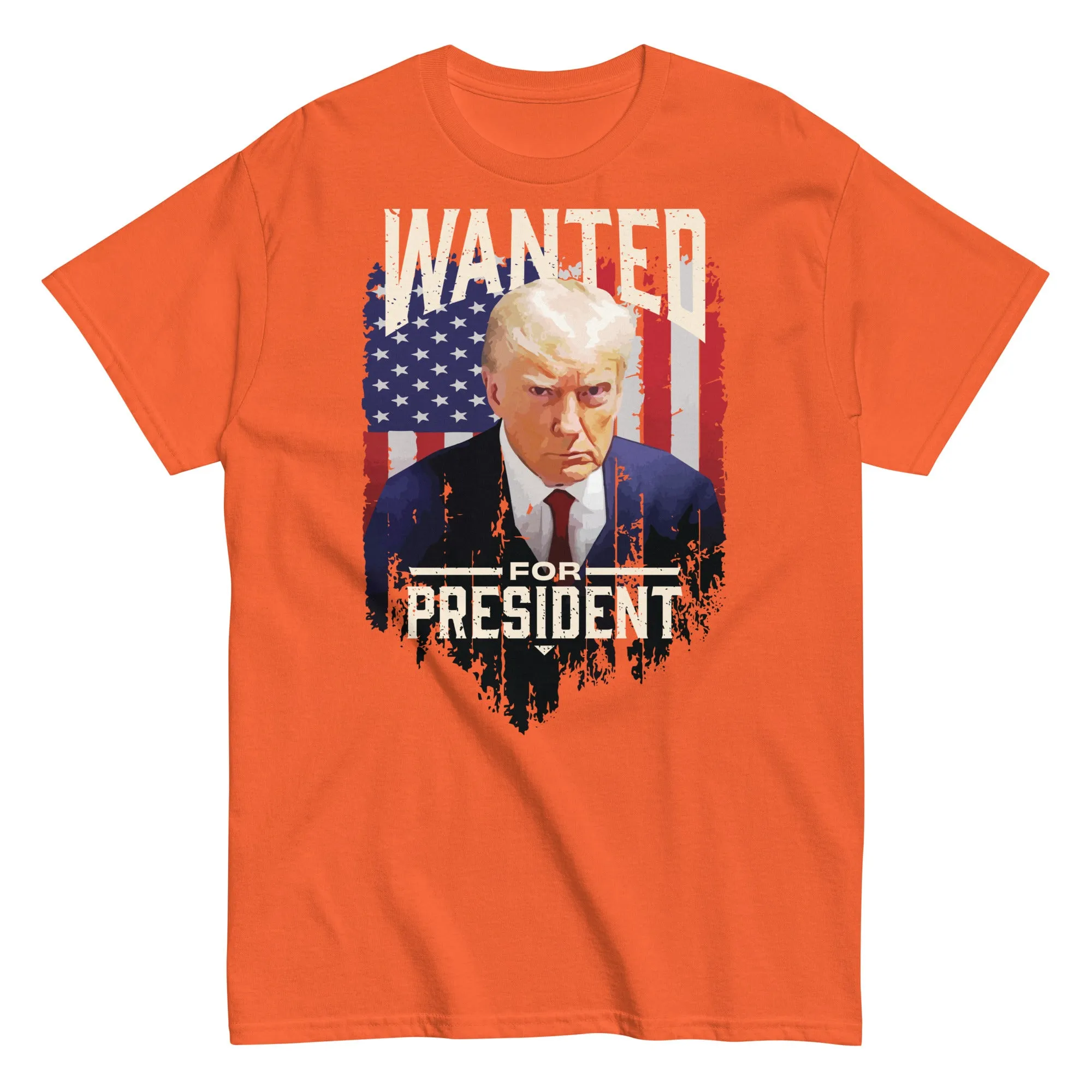 Wanted for President Trump Shirt V1