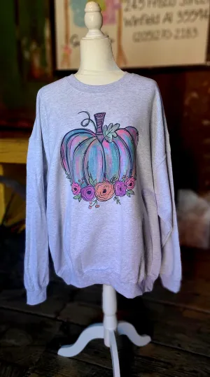 Watercolor pumpkin Thanksgiving shirt