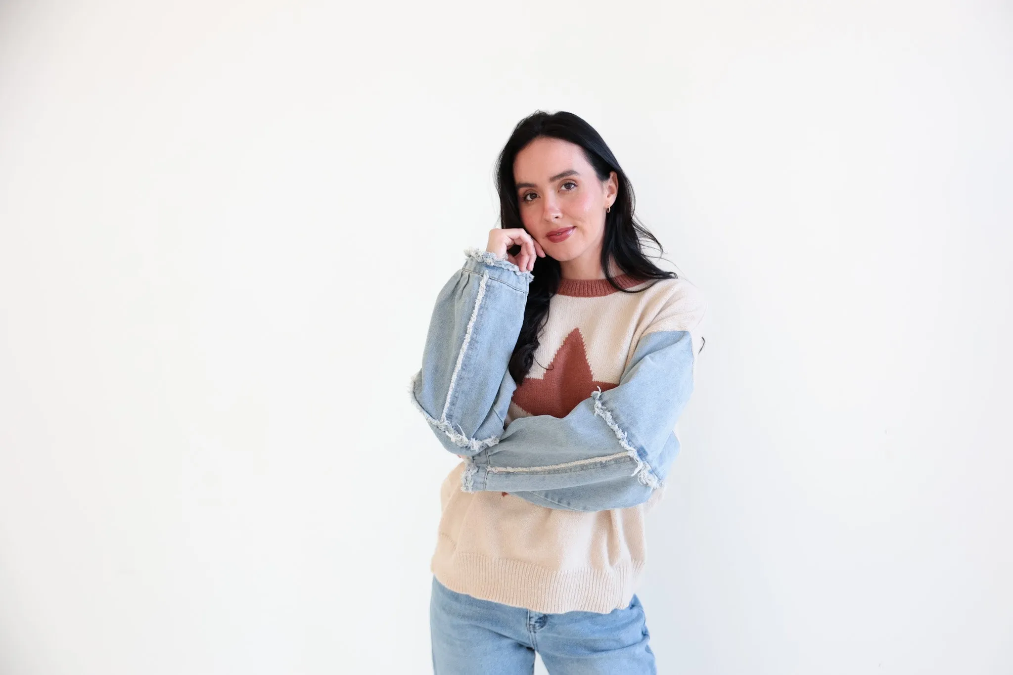 Western Star Knit Sweater-Final Sale