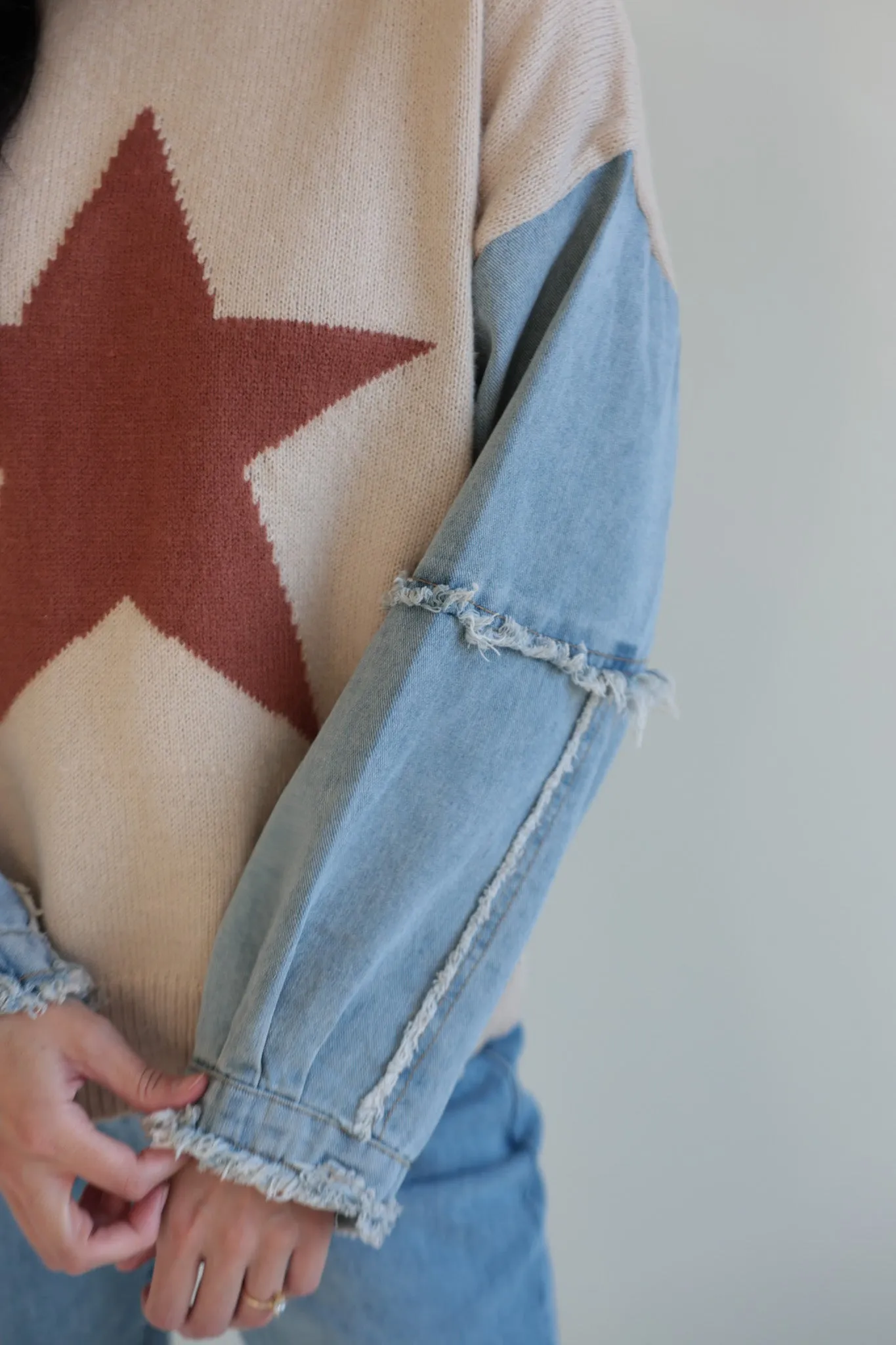 Western Star Knit Sweater-Final Sale