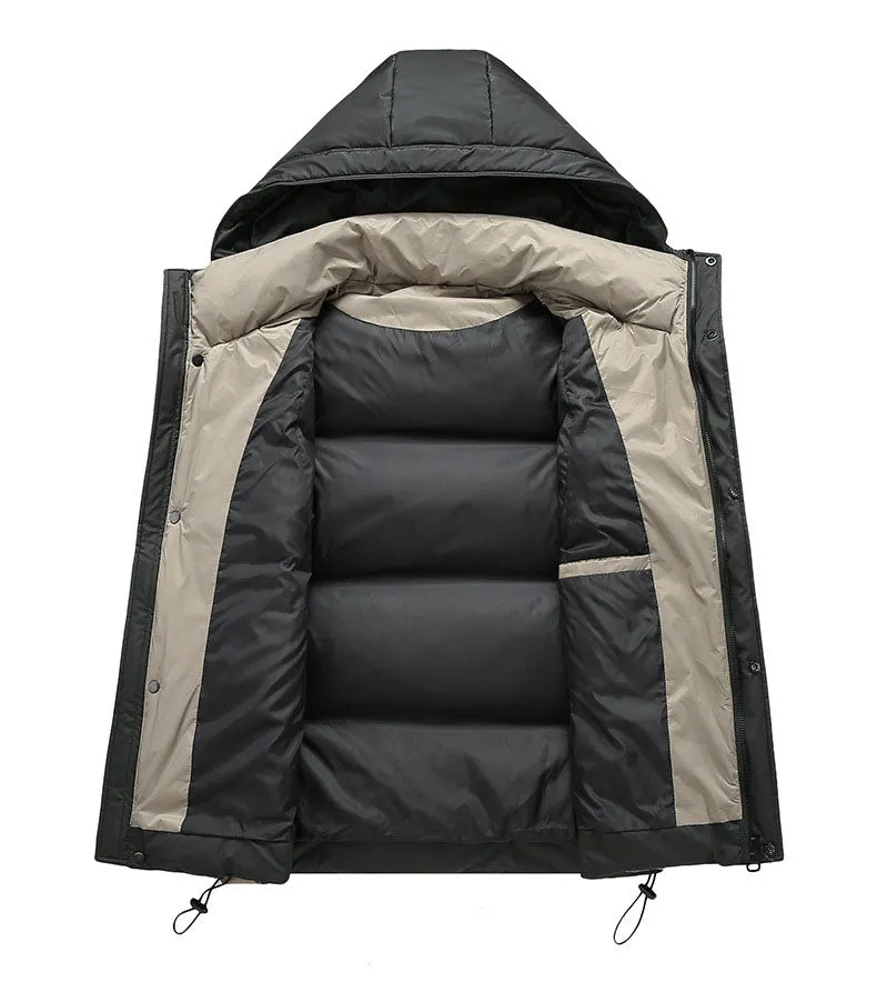 Windproof and Water-resistant Puffer Down Vest with Flap Pocket