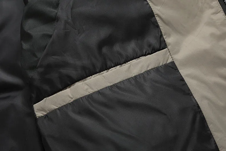 Windproof and Water-resistant Puffer Down Vest with Flap Pocket