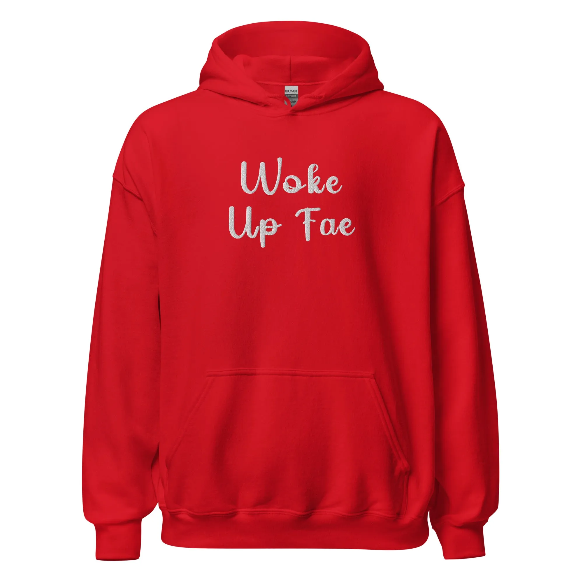 Woke Up Fae Embroidered Unisex Hoodie