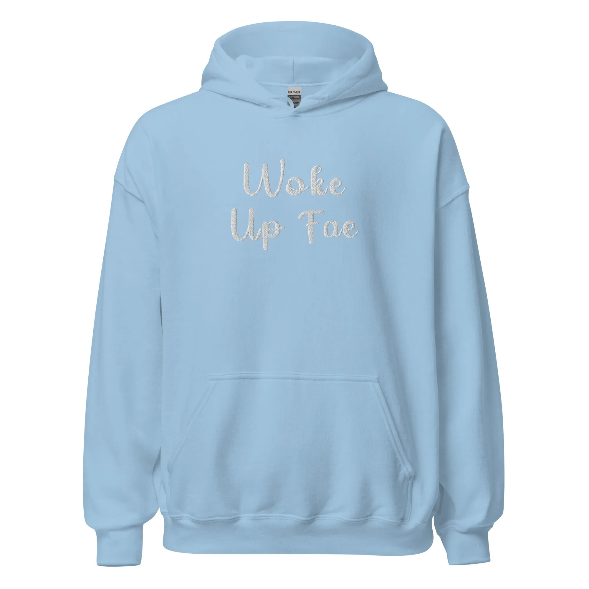 Woke Up Fae Embroidered Unisex Hoodie
