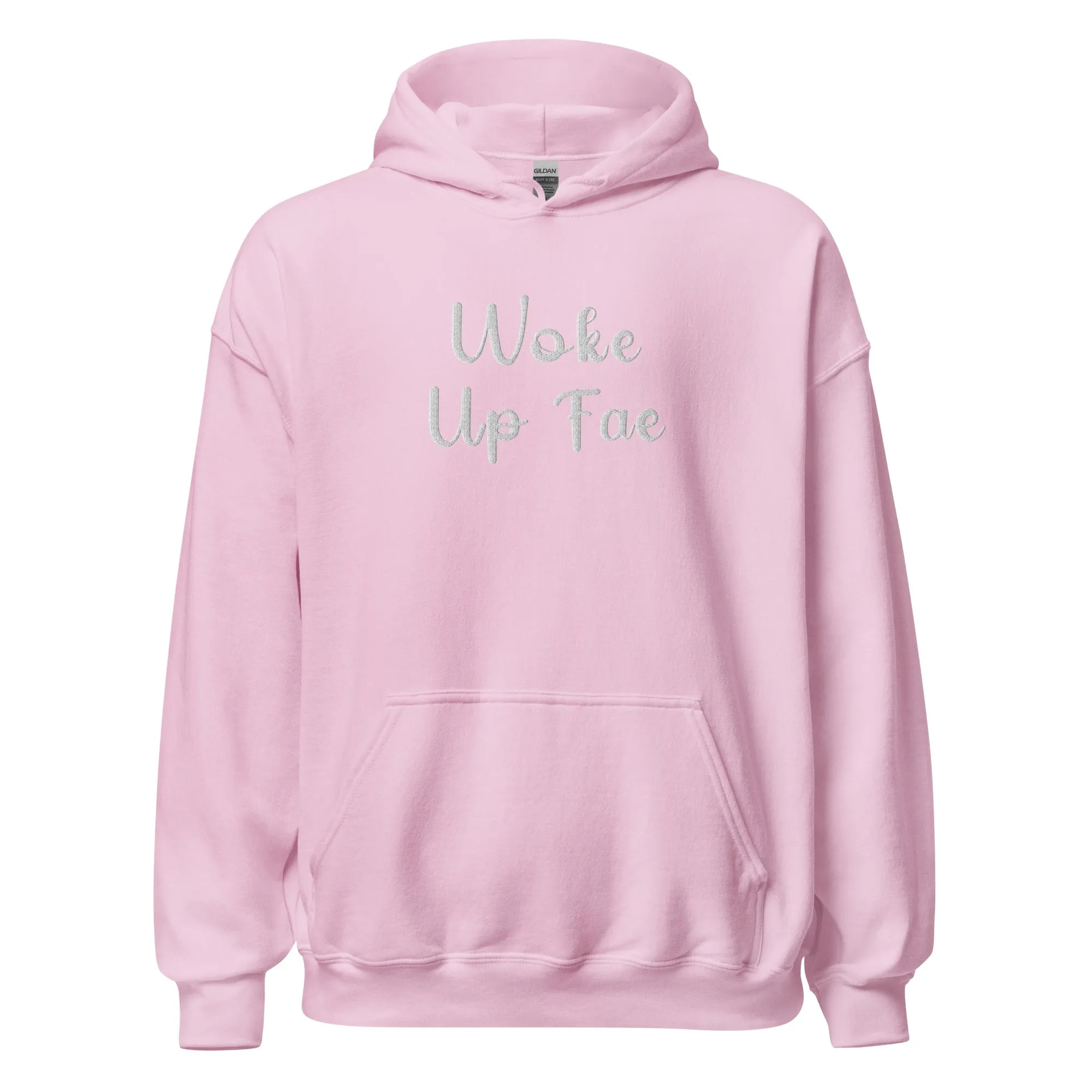 Woke Up Fae Embroidered Unisex Hoodie