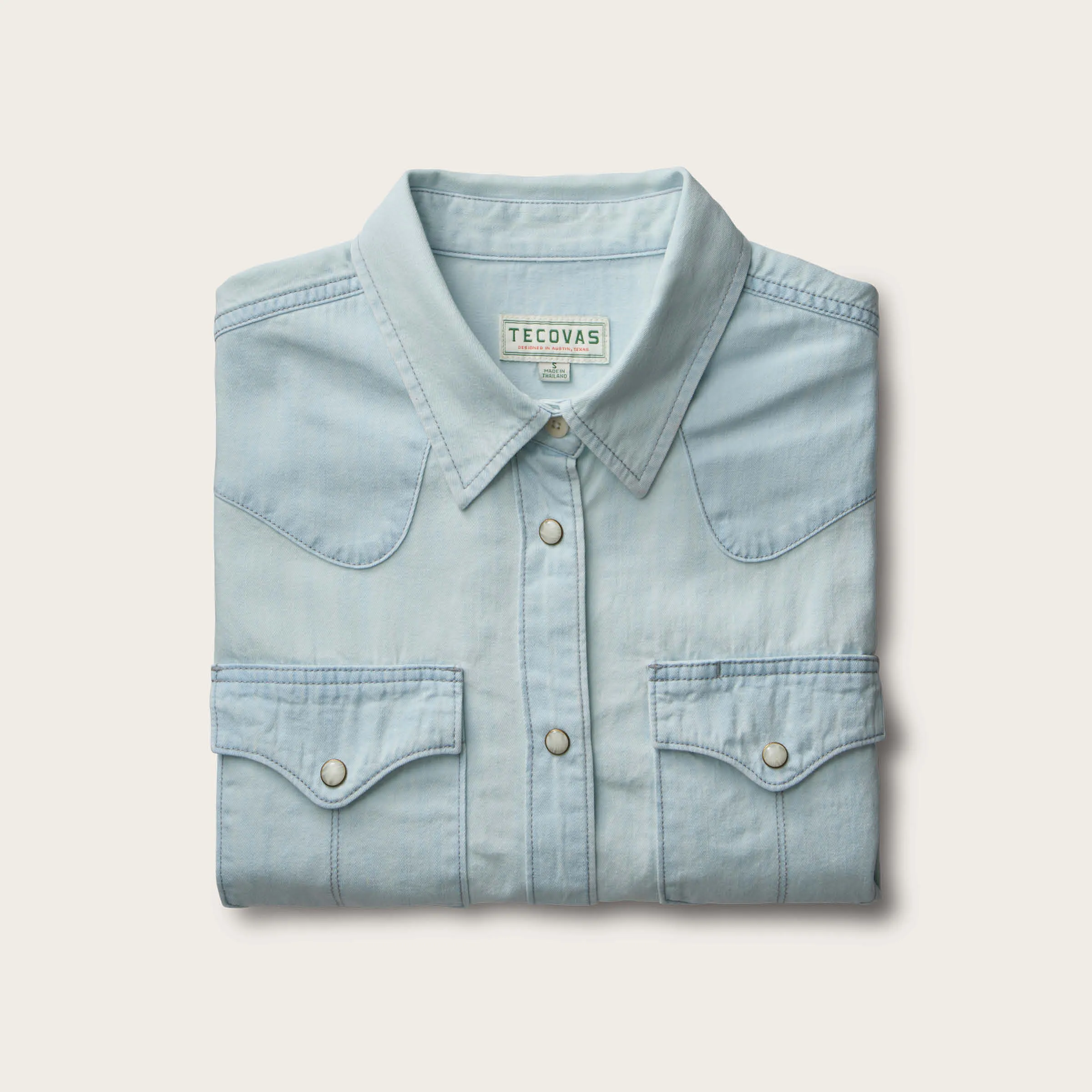 Women's Denim Pearl Snap