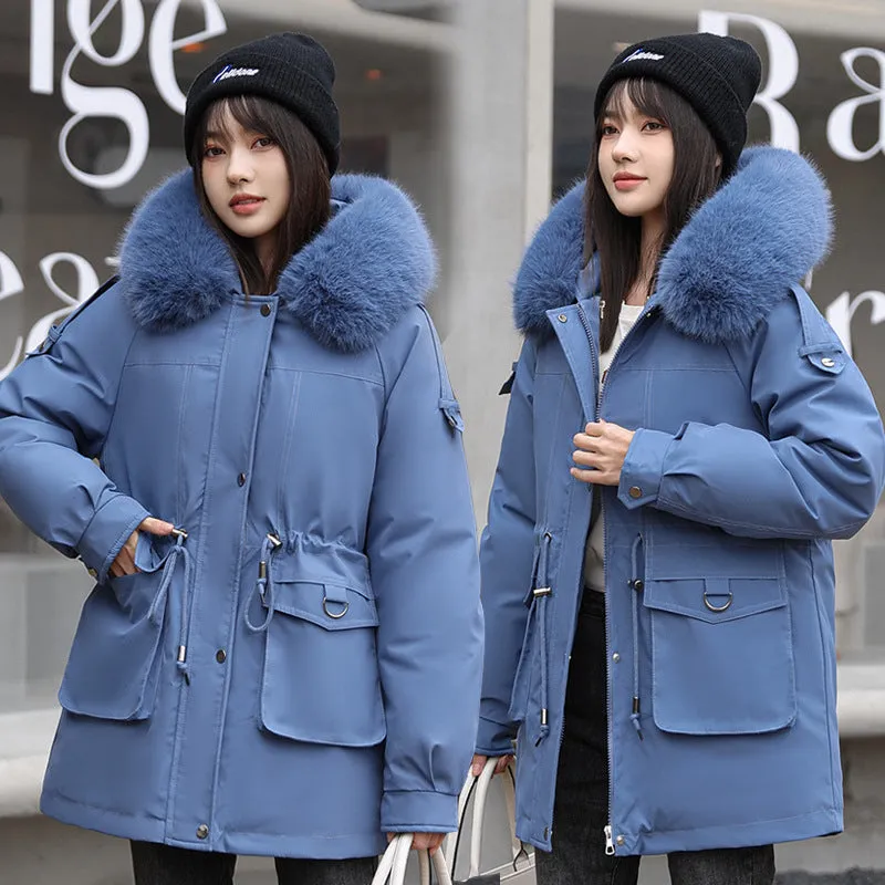 Women's Windproof Parka Featuring Easy-to-Clean Stain-Resistant Material