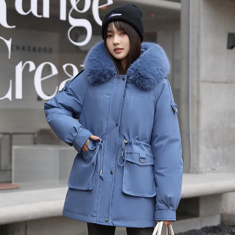 Women's Windproof Parka Featuring Easy-to-Clean Stain-Resistant Material