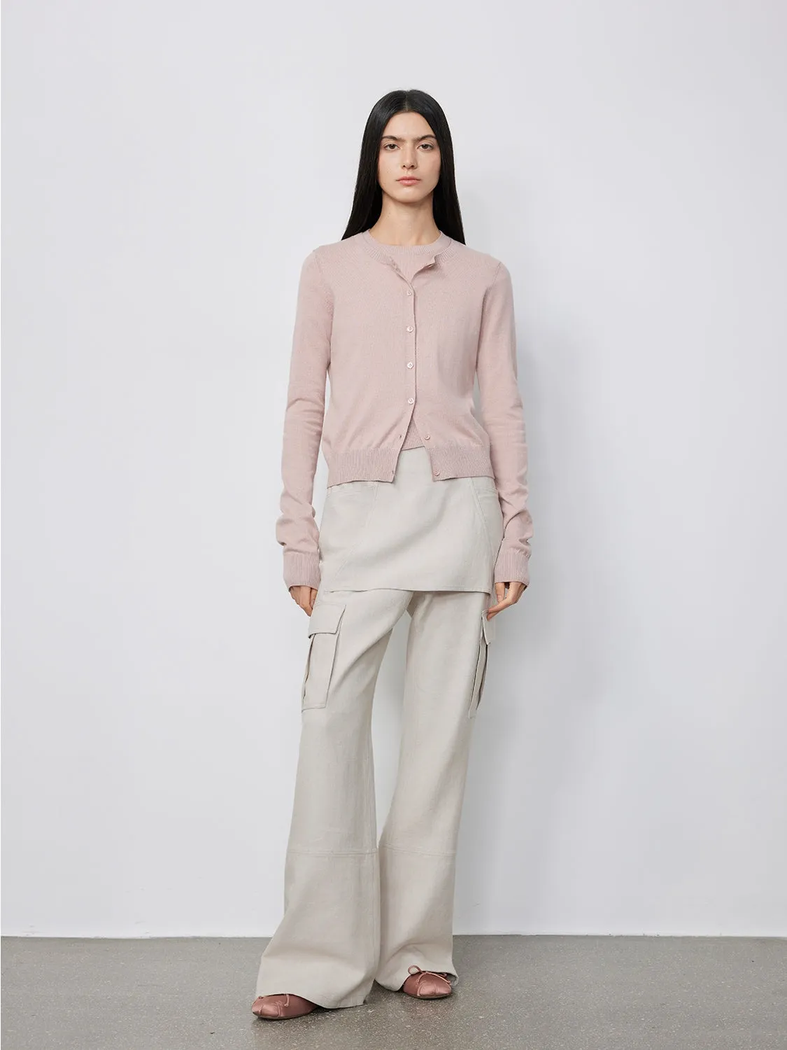 Wool Blend Layered Set