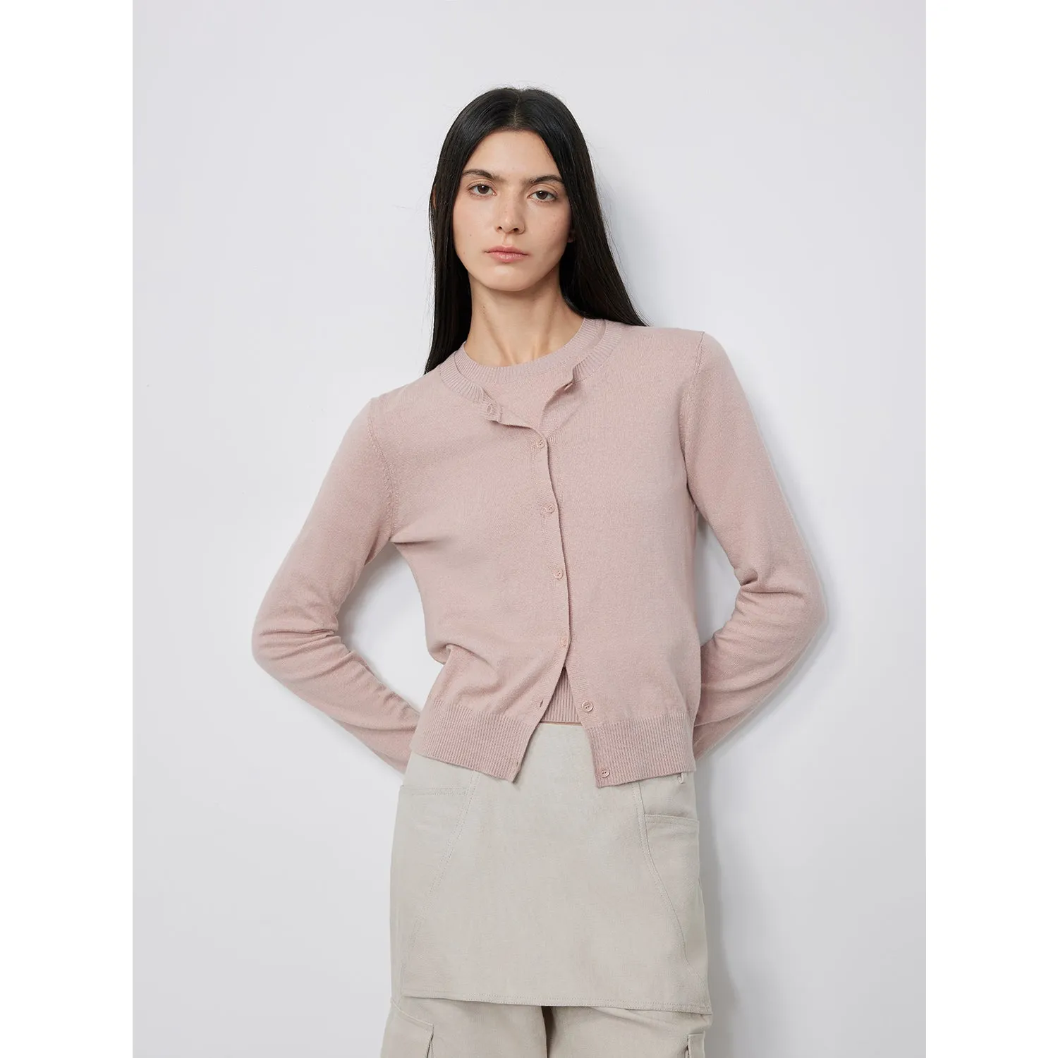 Wool Blend Layered Set