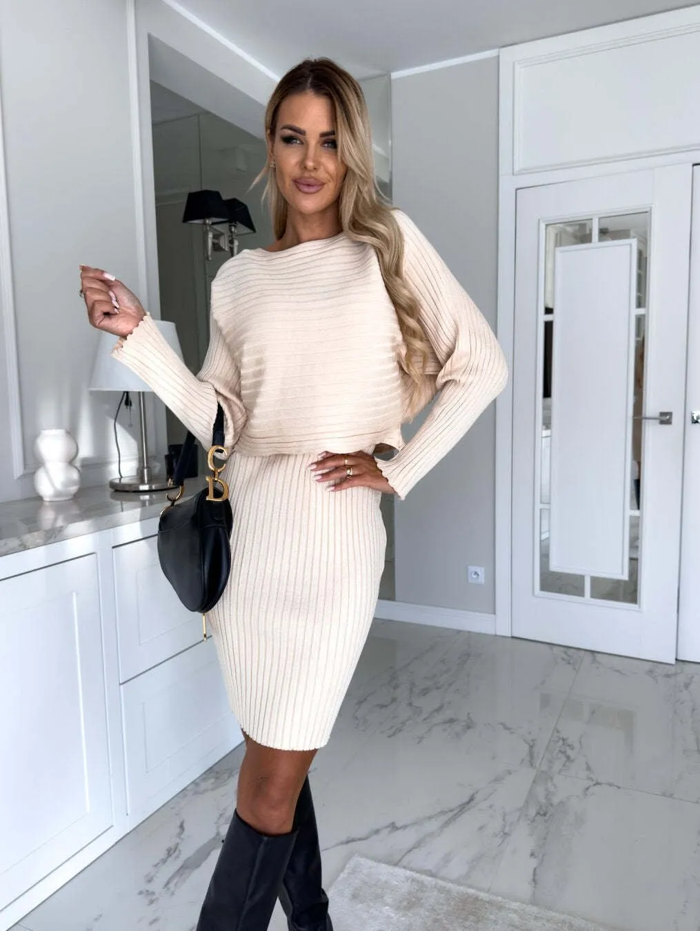 Wool turtleneck sweater