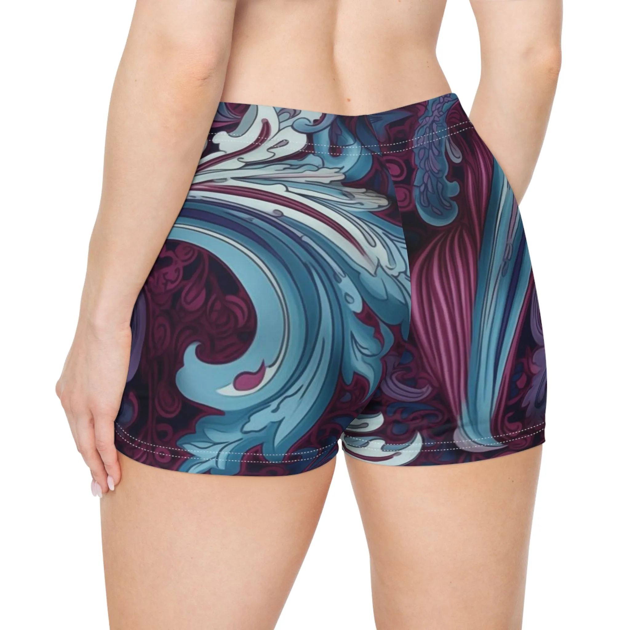 Workout Shorts - Morcant Ottawa Paisley