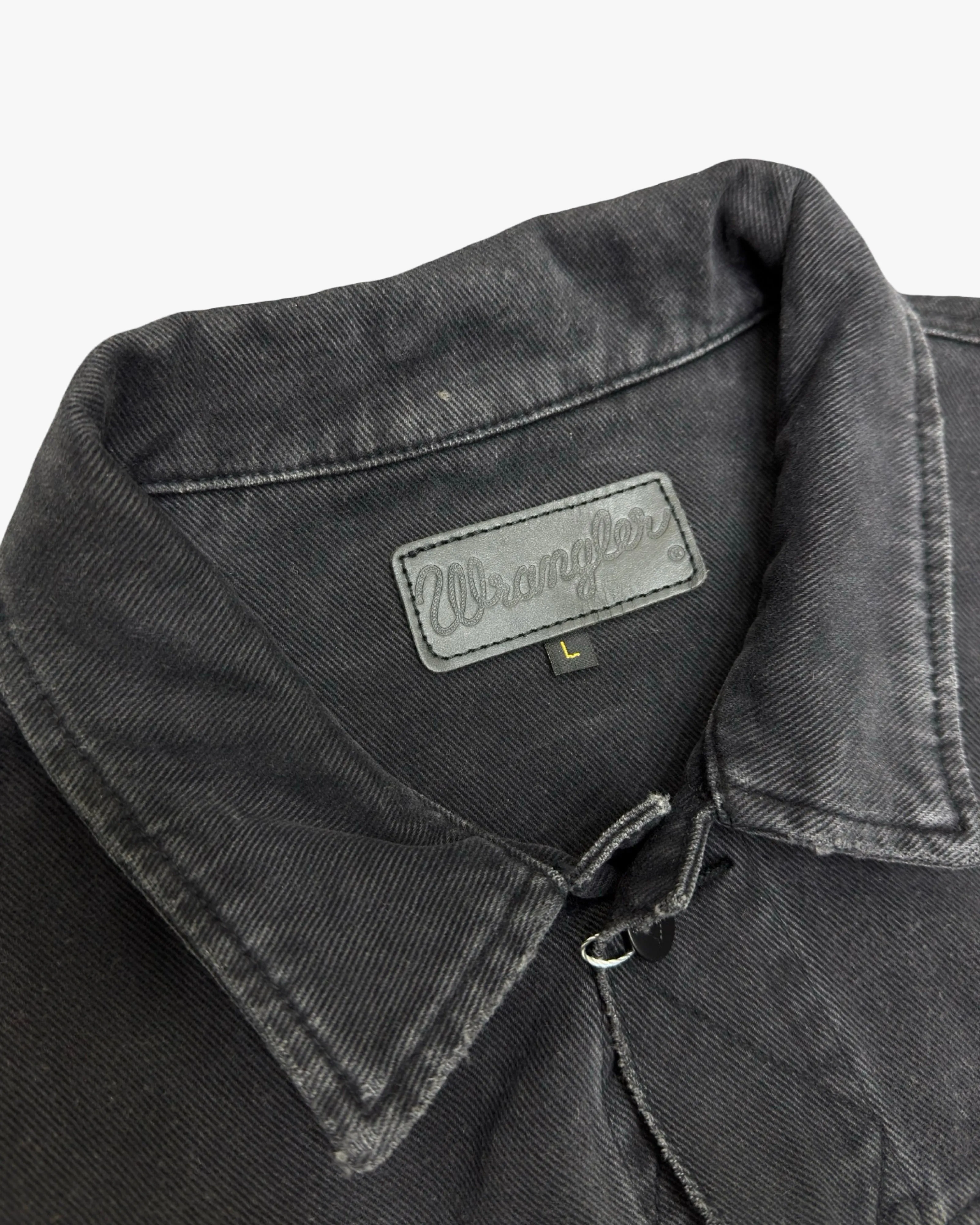 wrangler denim vest large