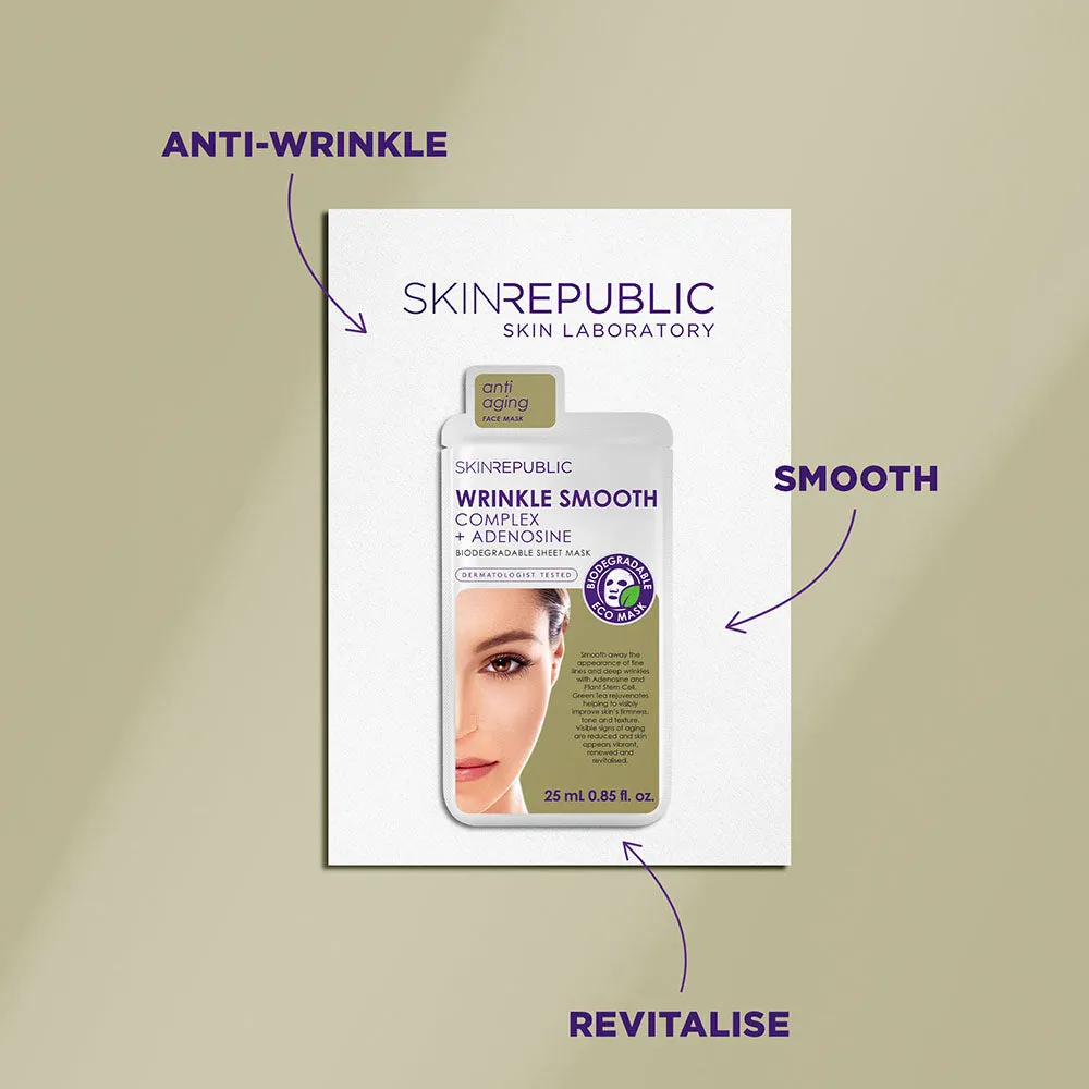 Wrinkle Smooth Complex   Adenosine Face Mask
