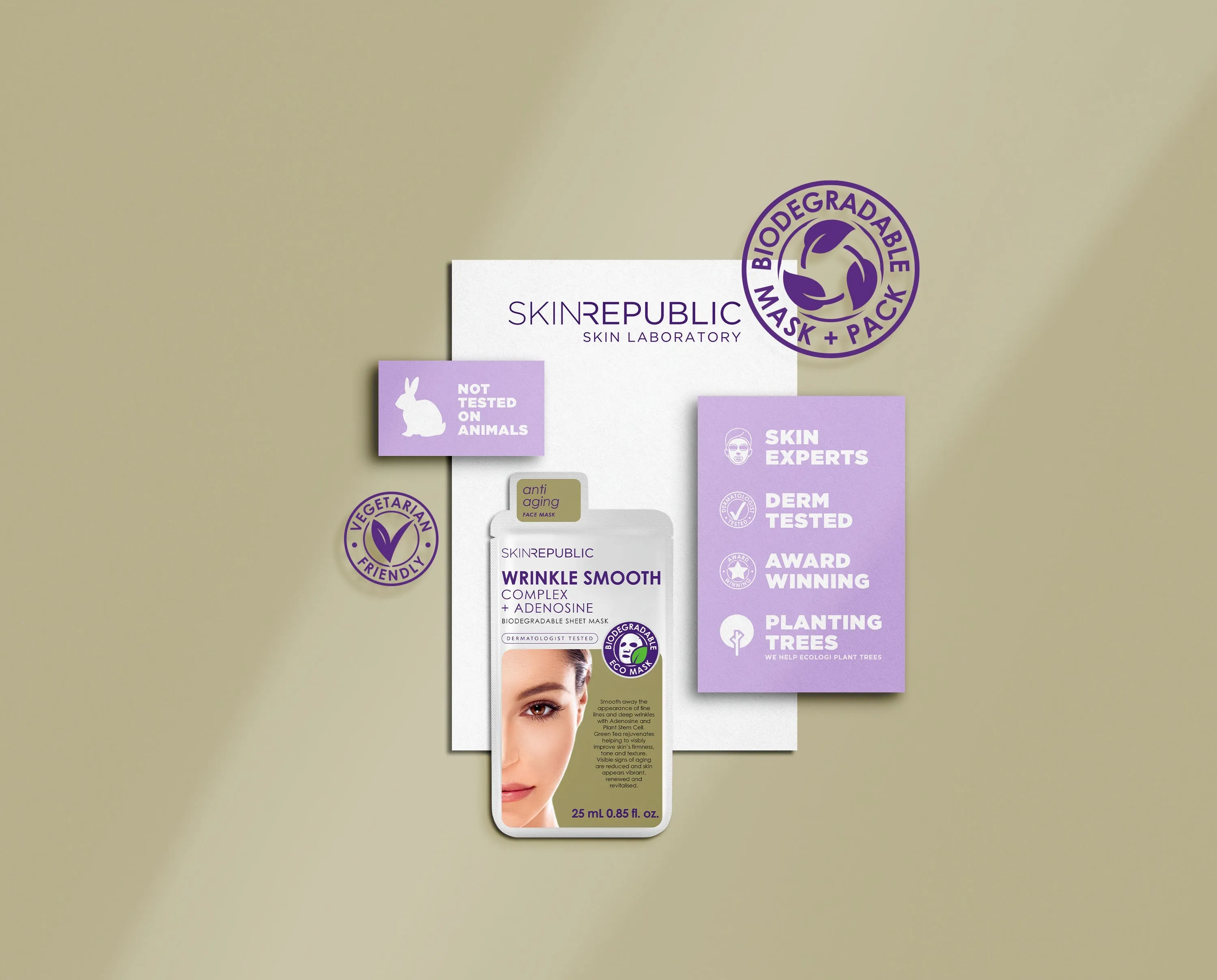 Wrinkle Smooth Complex   Adenosine Face Mask