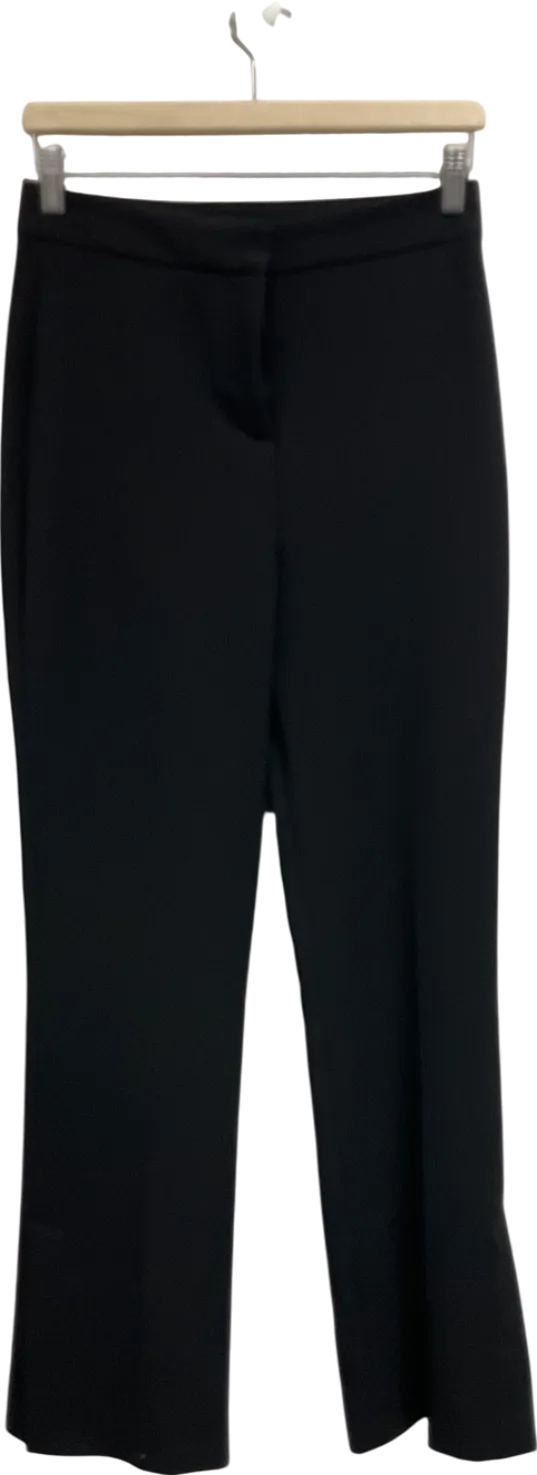 ZARA Black Split Hem Tailored Trousers UK S