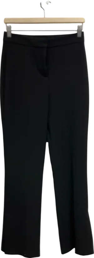 ZARA Black Split Hem Tailored Trousers UK S