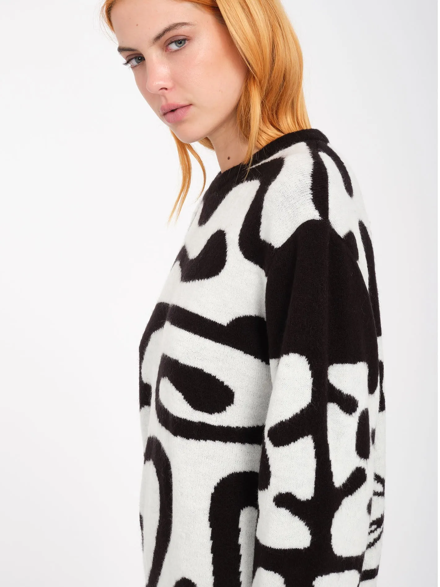 Zephyr Pullover - Black White