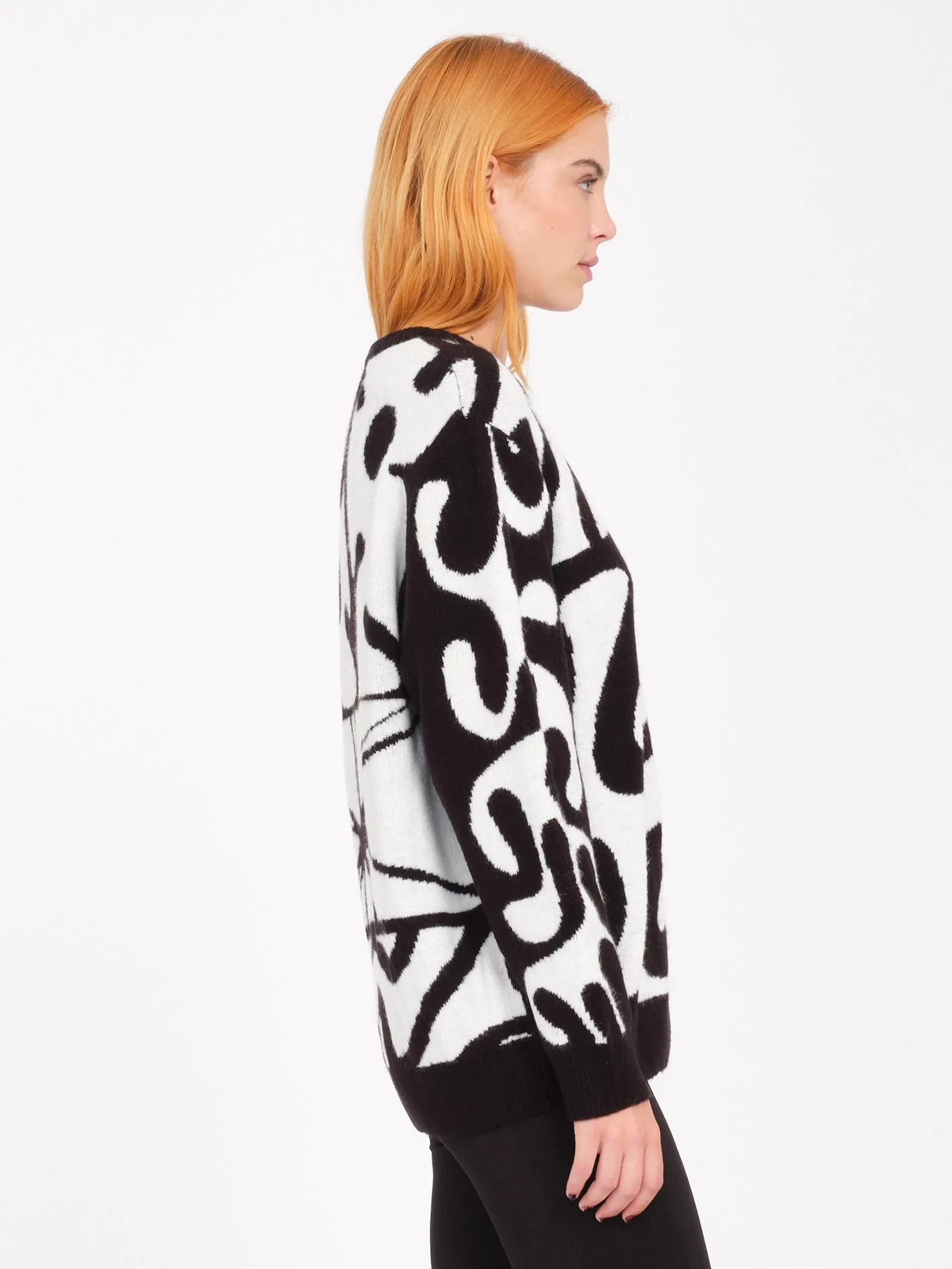 Zephyr Pullover - Black White