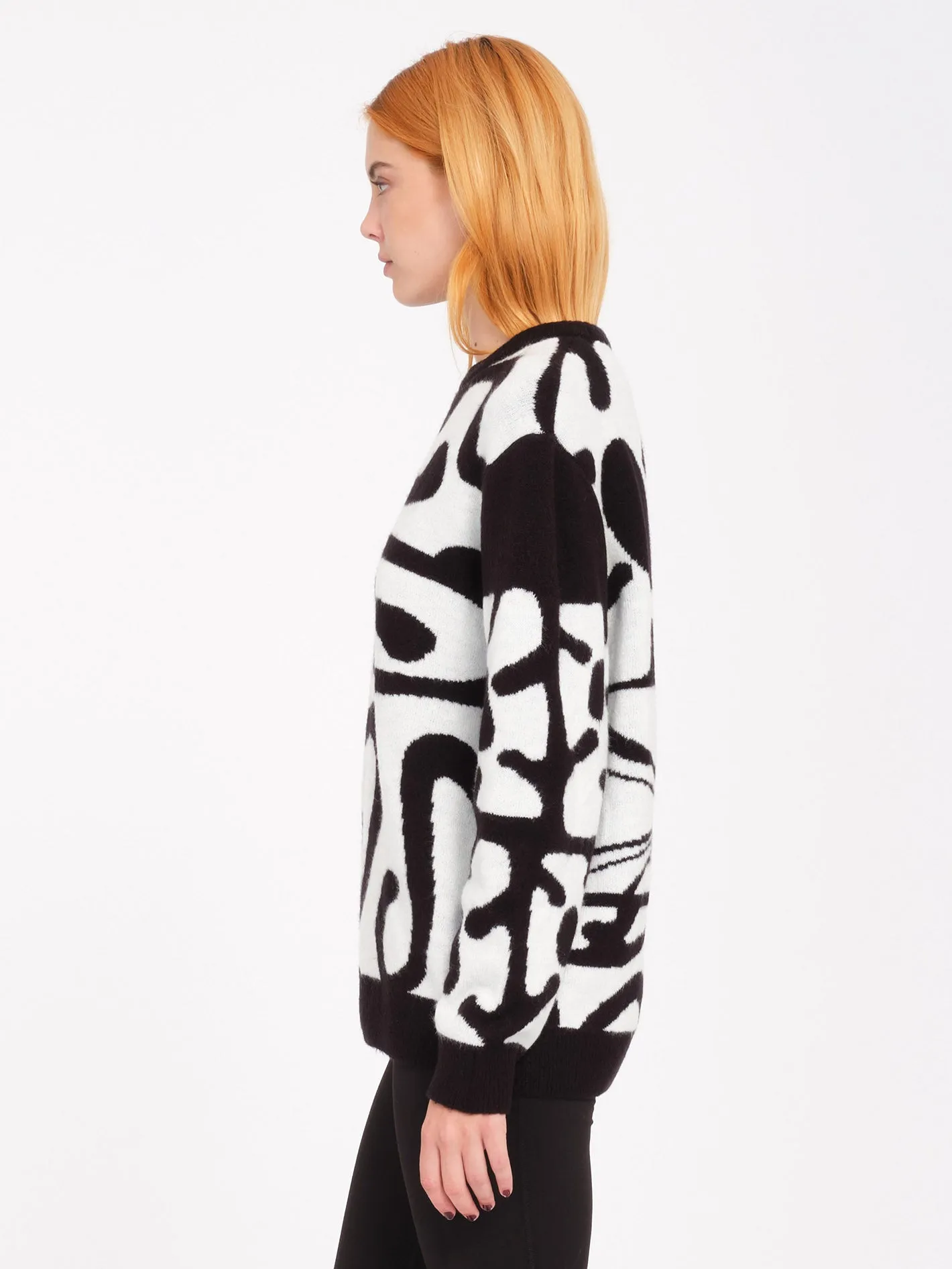 Zephyr Pullover - Black White