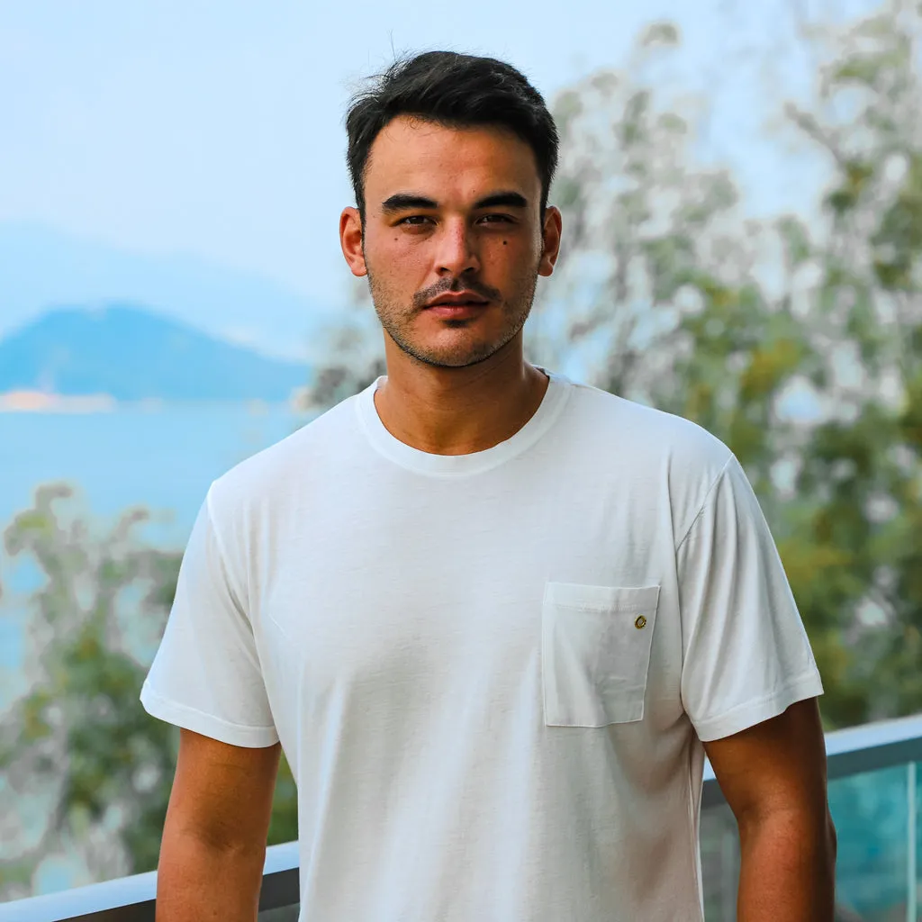 Zhu T-Shirts - Crew White