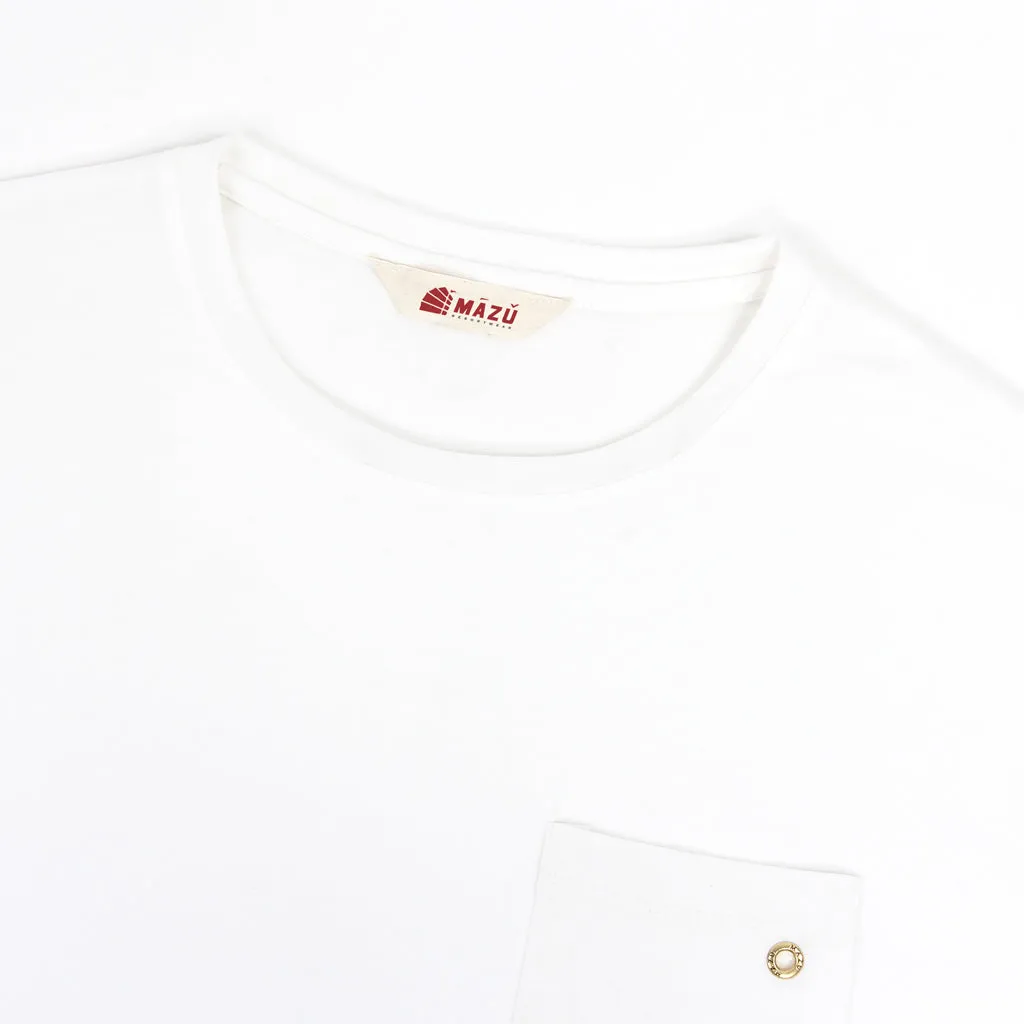 Zhu T-Shirts - Crew White